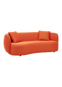 Bigsofa Leonas Mesh Orange, Inkl. 2 Kissen Textil Orange