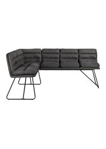 Sitzbank Kona Kona Metall, Textil, Holz Dunkelgrau