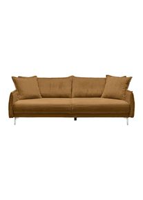 Bigsofa Kiss Senfgelb Holz Senfgelb