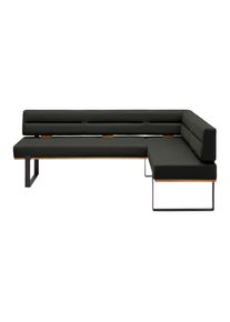 Eckbank Canon Li. In Graphitfarben Holz, Metall, Textil Graphitfarben