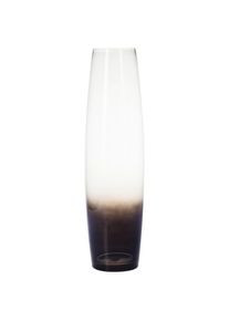 Vase Ombre I Klar/schwarz 60 cm