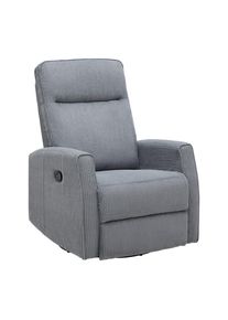 Relaxsessel Melinda Dunkelgrau Cord Holz, Metall, Kunststoff, Textil Dunkelgrau