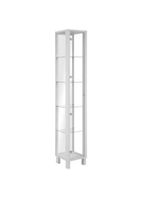 Vitrine Albi Weiss 33/189/33 cm ,