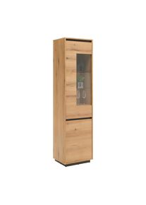 Vitrine Puro Eichefarben 50/190/38 cm ,