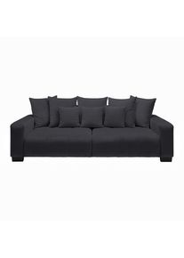 Bigsofa Matteo Schwarz Holz Schwarz