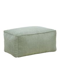 Hocker Caroline Gr&uuml;n Hellgr&uuml;n Textil