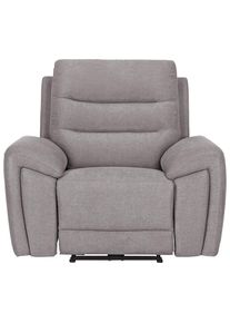 Relaxsessel In Grau Holz, Textil Grau
