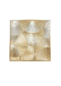 Wanddeko Dhalia Goldfarben Ca. 80x80cm 80/2,5/80 cm