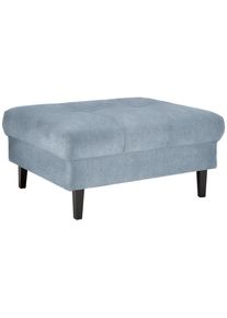 Hocker Boston Hellblau Hellblau Holz, Textil