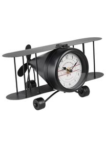 Tischuhr Plane In Schwarz Schwarz