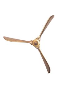 Wanddeko Deko Propeller Gold