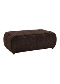 Hocker Sofi Braun Braun Textil