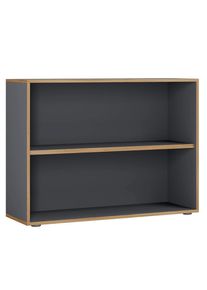 Aktenregal Salia B100 Anthrazit/honigeiche 100/74/33 cm