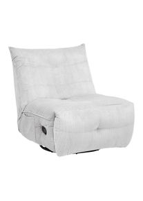 Relaxsessel Alura Creme Cord Holz, Metall, Textil Creme