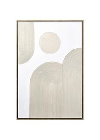 Keilrahmenbild Denise In Weiss/beige Ca. 60x90cm 60/90 cm