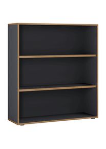 Aktenregal Salia B100 Anthrazit/honigeiche 100/110/33 cm