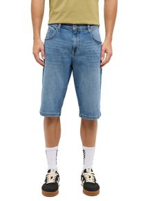 bonprix Mustang Denim Stretch-Bermuda Straight in blau, Gr&ouml;sse 40, 99% Baumwolle, Mustang