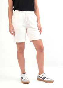 Sweat-Bermuda aus reiner Bio-Baumwolle in weiss, Gr&ouml;sse 40/42 (M), 100% Baumwolle, bonprix