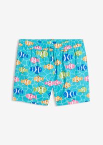 Short de bain en bleu pour gar&ccedil;ons, Taille 92/98, Couleur/Motif: turquoise multicolore imprim&eacute;, bonprix