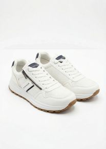 Tom Tailor Sneaker mit Rei&szlig;verschluss in weiss, Gr&ouml;sse 41, bonprix