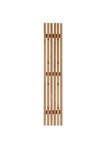 Garderobenpaneel , Eichefarben , Holz , Eiche , massiv , 22x120x5 cm , Aufh&auml;ngem&ouml;glichkeit , Garderobe, Garderobenpaneele, Garderobenpaneele