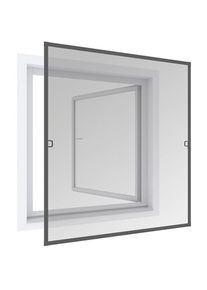 Windhager Insektenschutz Plus Fliegengitter Ultra Flat Anthrazit, 100x120 cm