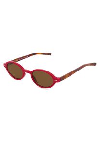 Fielmann JIL 038 SUN CL BALA | Occhiali da sole unisex| Ovale | Montatura: Policarbonato Fucsia Havana | Colore del vetro: Marrone Tinta Forte