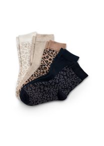 Tchibo - 5 paires de chaussettes - taille: 39-42 - beige
