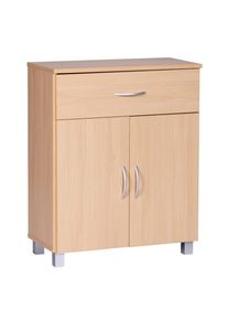 Schuhschrank Schuhschrank Buche Optik 60/75/30 cm