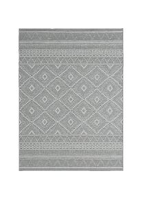 Flachwebteppich Ottawa 1 In Grau Ca. 120x140cm 120/170 cm