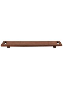 Asa Tablett , Akaziefarben , Holz , Akazie , massiv , rechteckig , 13x3x60 cm , robust , Geschirr, Tischkultur & Serviergeschirr, Tabletts