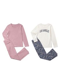 Tchibo - 2 pyjamas pour enfant - taille: 122/128 - multiple/rose
