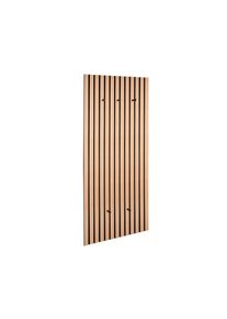 Xora Garderobenpaneel , Schwarz, Eiche Artisan , Textil, Holzwerkstoff , 50x125x7 cm , Aufh&auml;ngem&ouml;glichkeit , Garderobe, Garderobenpaneele, Garderobenpaneele