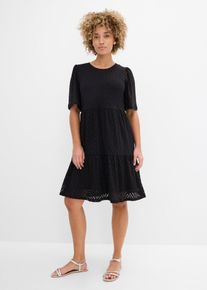 Shirtkleid in schwarz, Gr&ouml;sse 36/38 (S), bonprix
