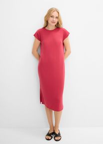 Shirtkleid aus Viskose-Mix in rot, Gr&ouml;sse 52/54 (XXL), bonprix