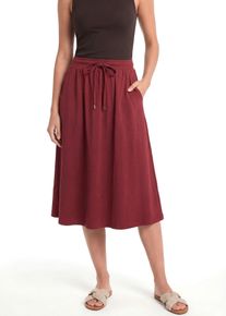 Jersey-Rock aus Baumwoll-Mix in rot, Gr&ouml;sse 40/42 (M), 95% Baumwolle, bonprix