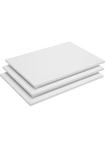 Hom&acute;in Hom`in Einlegebodenset , Weiss , Holzwerkstoff , 3-teilig , Schlafzimmer, Kleiderschr&auml;nke, Schrankzubeh&ouml;r, Einlegeb&ouml;den