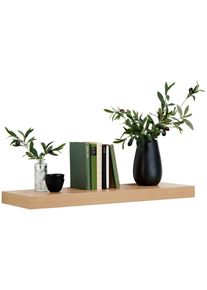Xora Wandboard , Eiche Artisan , Holzwerkstoff , 80x5x25 cm , Bsci , Wohnzimmer, Regale, Wandboards