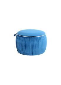 Kayoom Hocker Adoree 100 Blau Textil