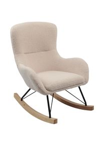Livetastic Kinder-Schaukelstuhl , Creme , Holz, Metall, Textil , Kautschukholz , massiv , 55x70x63 cm , Bsci , Baby- und Kinderm&ouml;bel, Babyzimmer, Kindersessel & Kindertische
