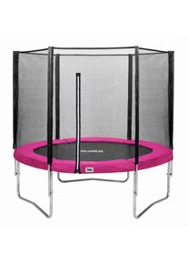 Trampolin Salta Combo 587P , Schwarz, Pink , Metall, Kunststoff , rund , Freizeit & Co, Outdoor-Spielzeug, Trampoline