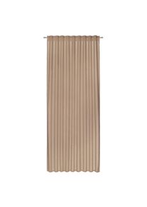 Fertigvorhang Jonna Taupe Ca. 135x245cm halbtransparent