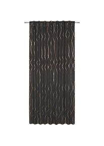 Verdunkelungsvorhang Glamour Schwarz Ca. 140x245cm Verdunkelung