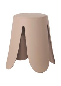 Hocker Pia Naturfarben Naturfarben Holz, Kunststoff, Textil