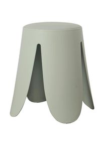 Hocker Pia Gr&uuml;n Gr&uuml;n Holz, Kunststoff, Textil