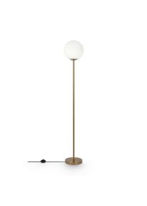 Maytoni Stehleuchte , Messingfarben , Metall, Glas , rund , 155 cm , CE , gleichm&auml;ssige Lichtverteilung , Lampen & Leuchten, Innenbeleuchtung, Stehlampen, Stehlampen