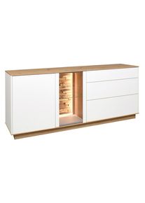 Tv-element Halvar Weiss/eiche Artisan Weiss, Eiche Artisan 169/71/42 cm