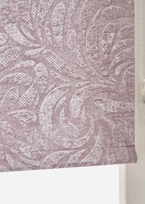 Verdunkelungsrollo mit Druck in braun, 150x100 cm, bonprix