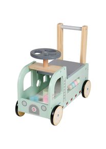 My Baby Lou Lauflernwagen , Mehrfarbig , Holz , Kiefer , massiv , 21.3x39.8x45.8 cm , EN 71 , Spielzeug, Babyspielzeug, Lauflernwagen