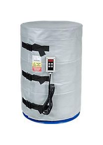 Kuhlmann Fass-Heizmantel, digital, f&uuml;r 200-220 l Stahlf&auml;sser, 1200 W, 0-200&deg;C, IP40, B 1990 x T 10 x H 800 mm, silber